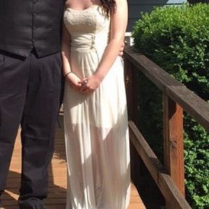 Size 5 white prom dress